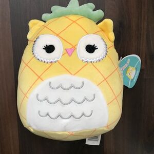NWT Squishmallows by Jazwares Marlyss the Pineapple Owl Hybrid Plush 8" Soft